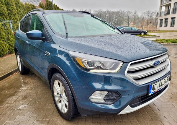 Ford Escape cena 73500 przebieg: 86840, rok produkcji 2019 z Pniewy małe 137